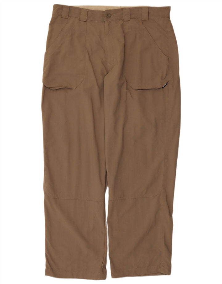 Rohan Mens Straight Cargo Trousers W36 L29 Beige Polyamide