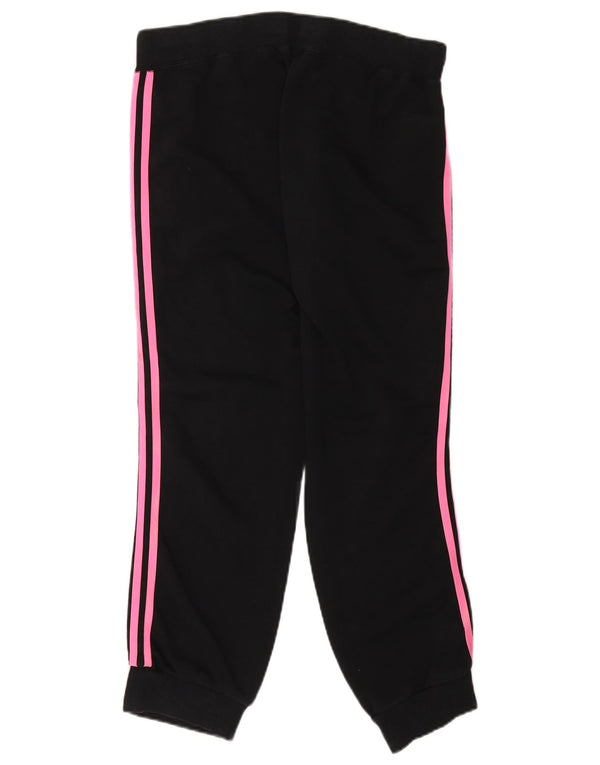 Adidas Womens Tracksuit Trousers Joggers UK 14 Large Black