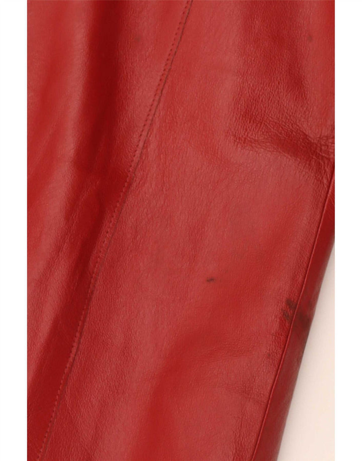 Cappotto in Pelle Donna Rachele@Asati IT 46 Large Rosso