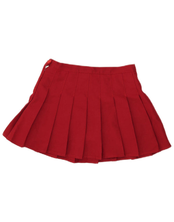 Vintage Pige Skort 13-14 År XL Rød