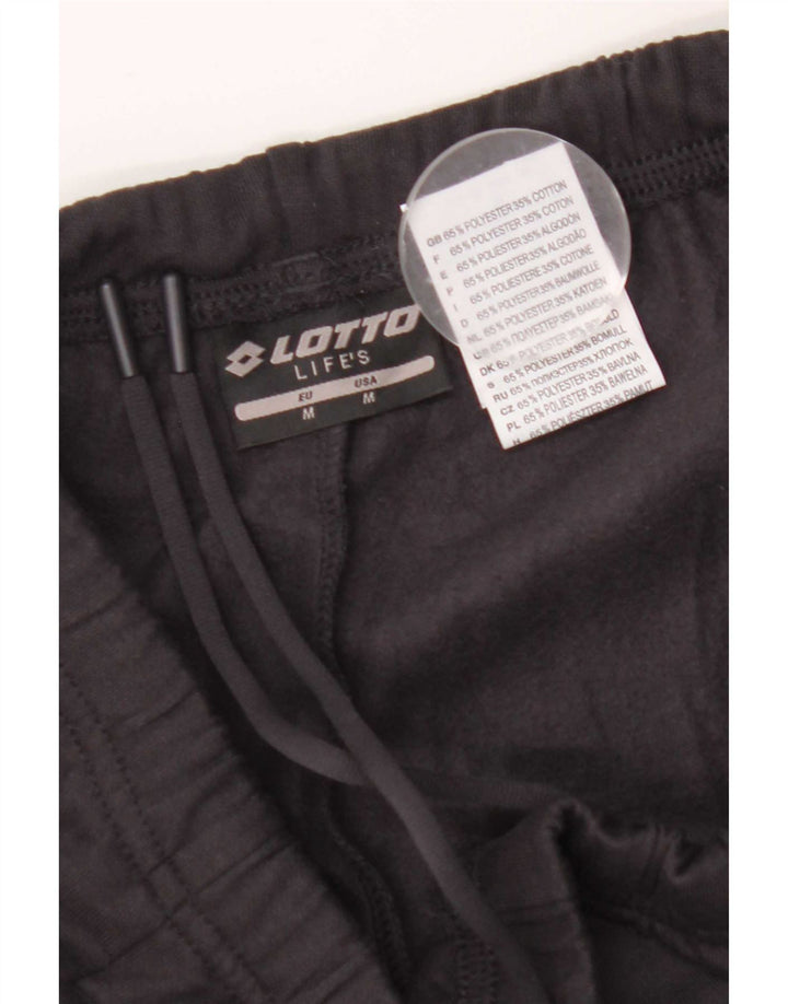 Lotto Womens Life's Tracksuit Trousers UK 14 Medium  Black Polyester