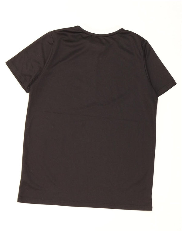 Kappa Boys T-Shirt Top 14-15 år Sort Colourblock Polyester