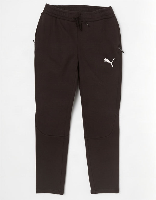 Puma Mens Tracksuit Trousers Medium Black Cotton