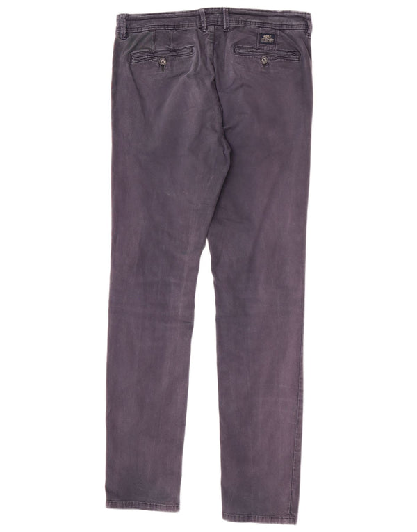 Spodnie męskie Rifle Slim Chino W32 L34 Granatowa bawełna