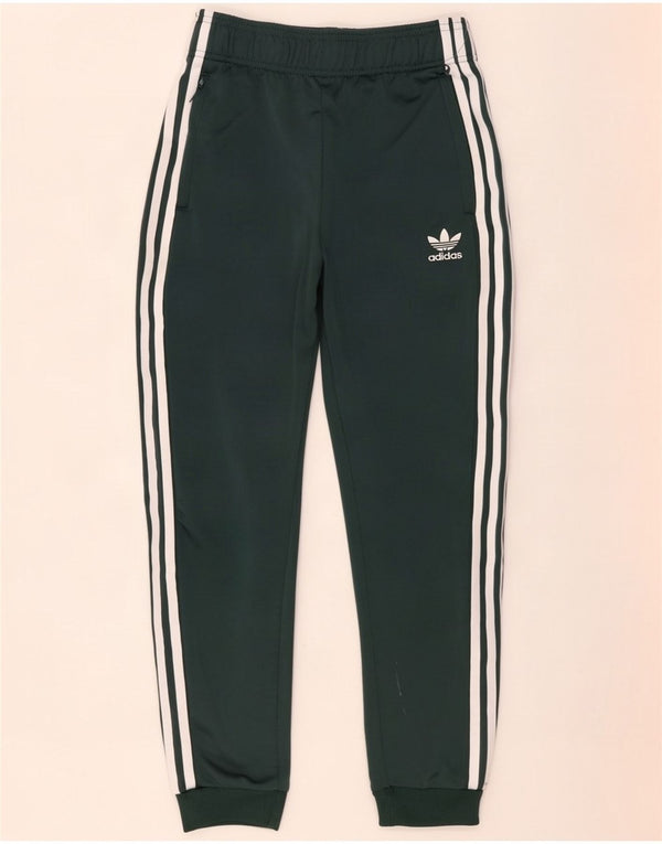 Adidas Pantalon de Survêtement Garçon Joggers 11-12 ans Vert Polyester