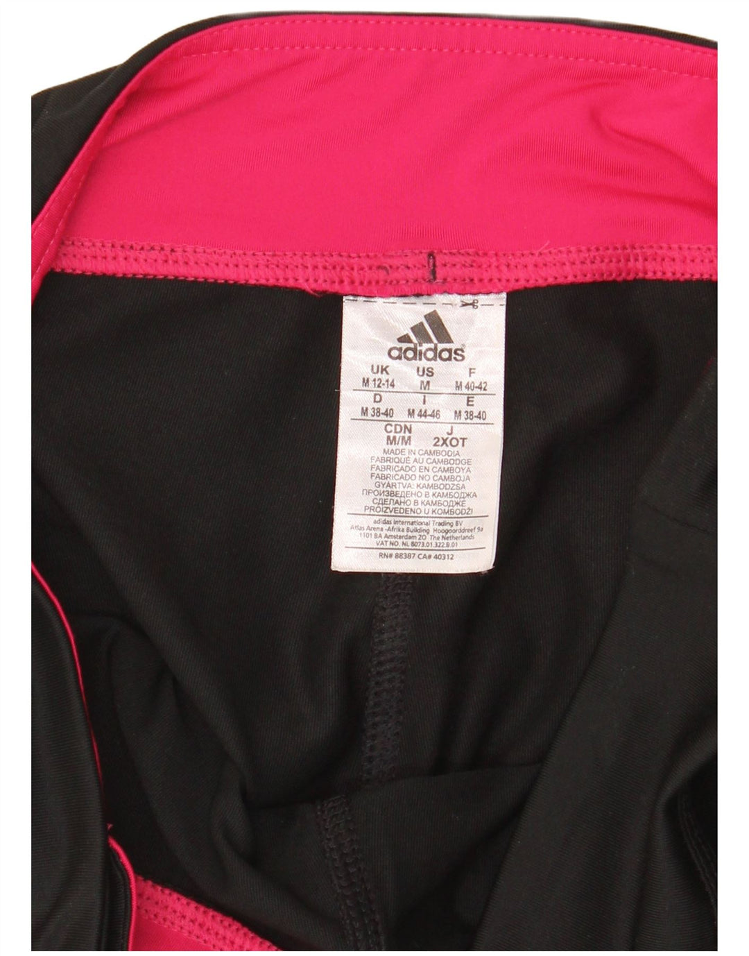 Adidas Womens Climalite Crop Leggings UK 12/14 Medium  Black Polyester