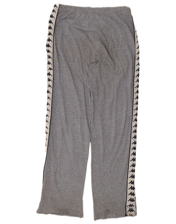 Kappa Pantalon de Survêtement Graphique Homme Large Gris Colorblock Coton