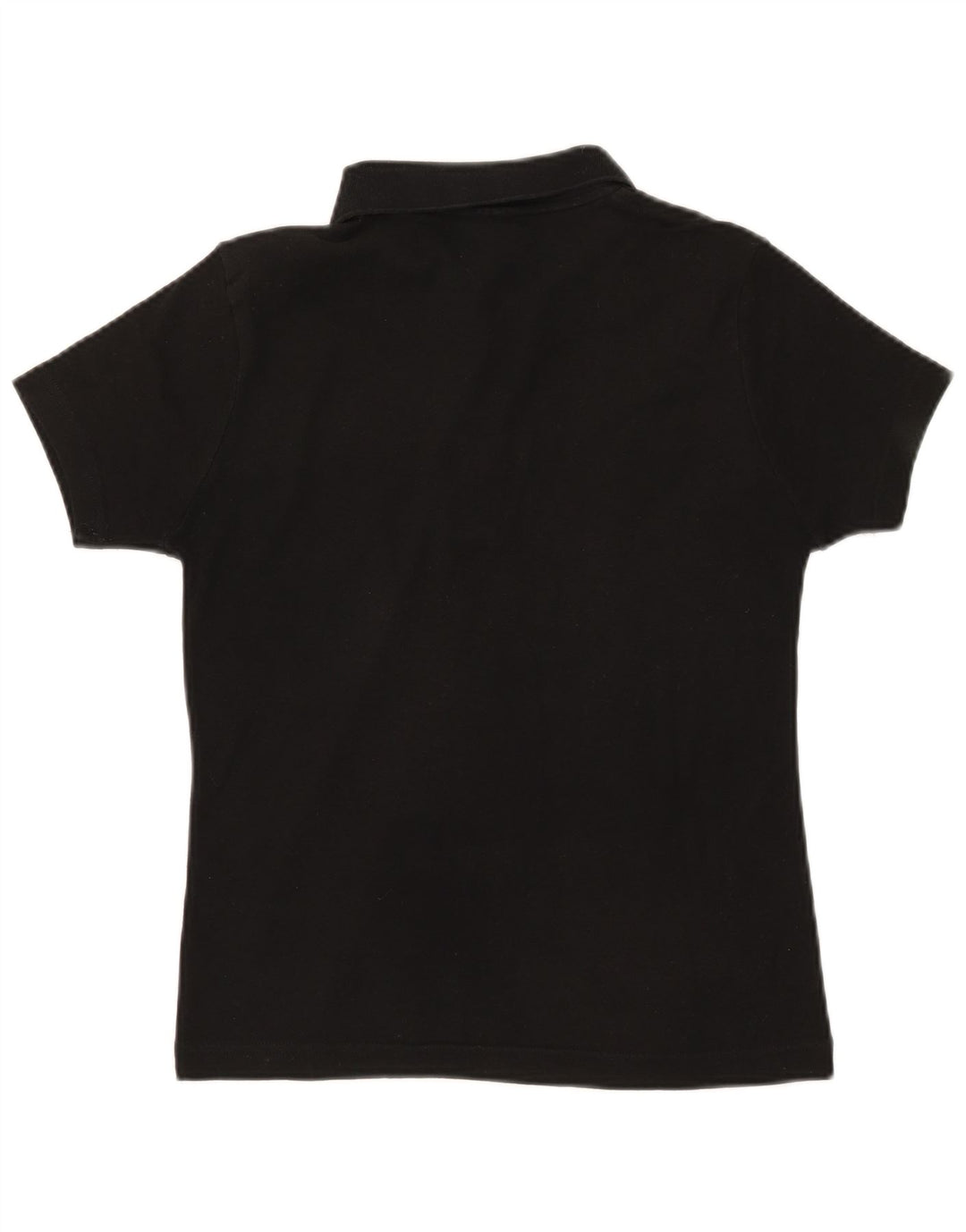 Lacoste Womens Polo Shirt Size 42 Large Black Cotton