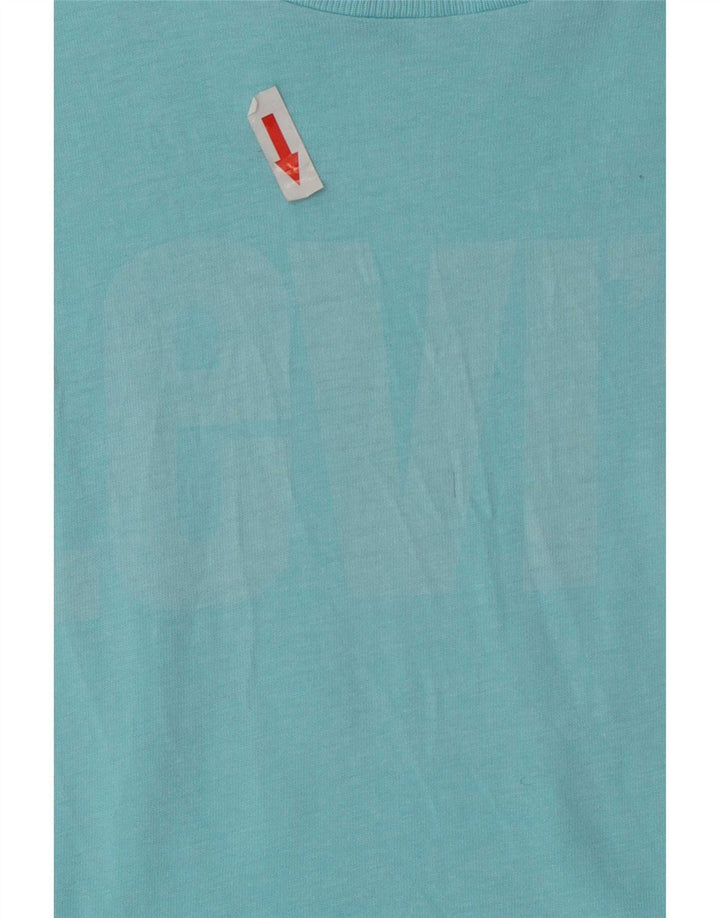 Levi's Damen Grafik-T-Shirt-Oberteil UK 12 Mittelblau