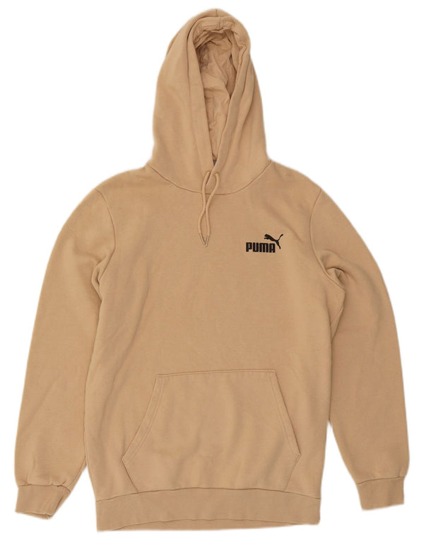 Puma Mens Hoodie Jumper Small Beige