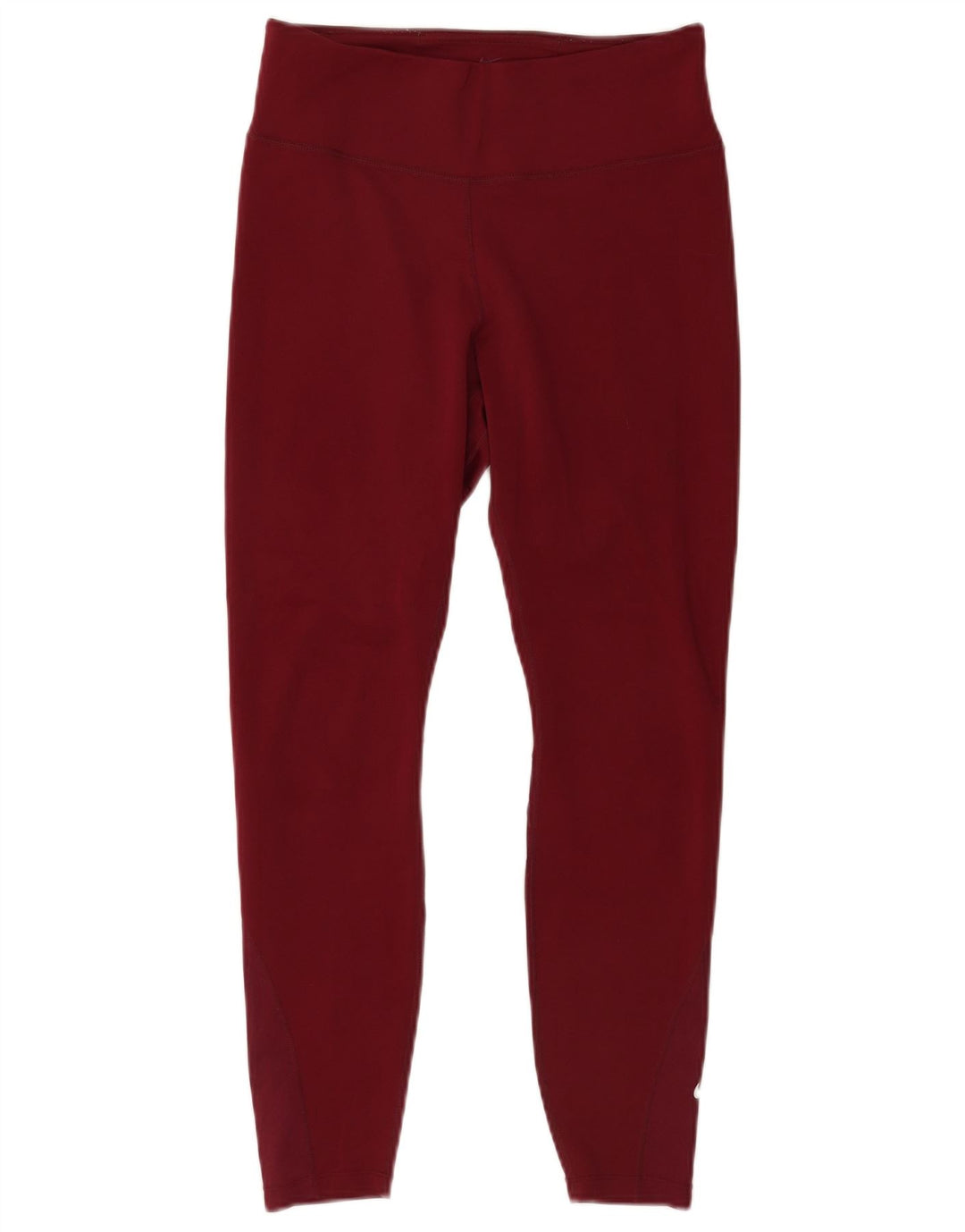 Nike Damen Dri Fit Leggings UK 12 Medium Burgund Polyester