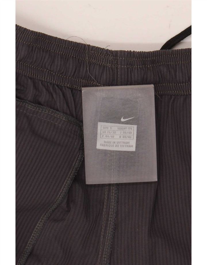 Nike Mens Sport Shorts Small Grey Pinstripe