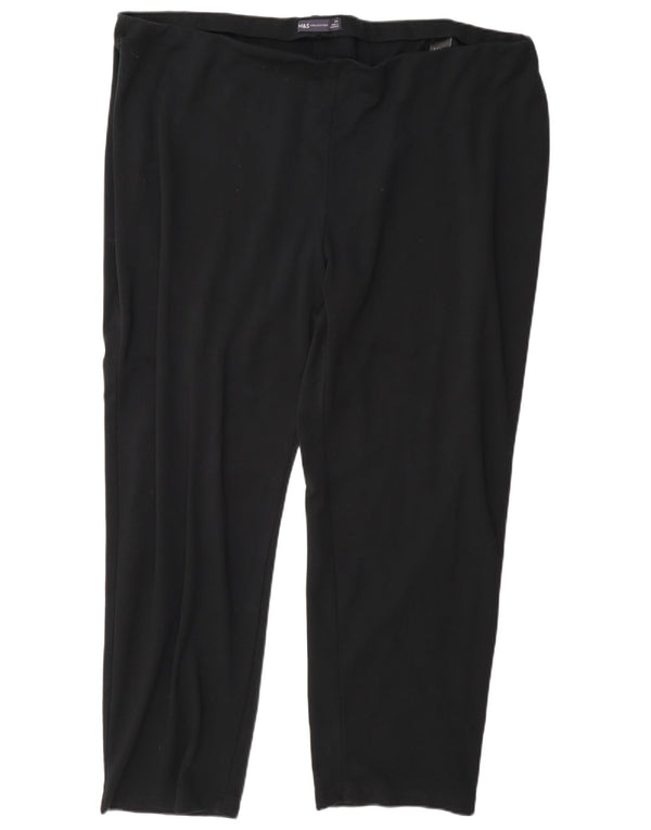 Marks & Spencer Womens Leggings UK 24 4XL W44 L28 Black Viscose