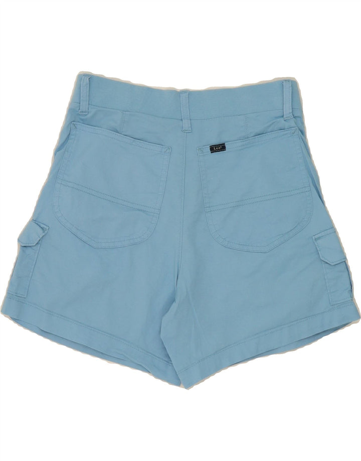 LEE Womens Cargo Shorts US 6 Medium W28  Blue Cotton Vintage Lee and Second-Hand Lee from Messina Hembry 