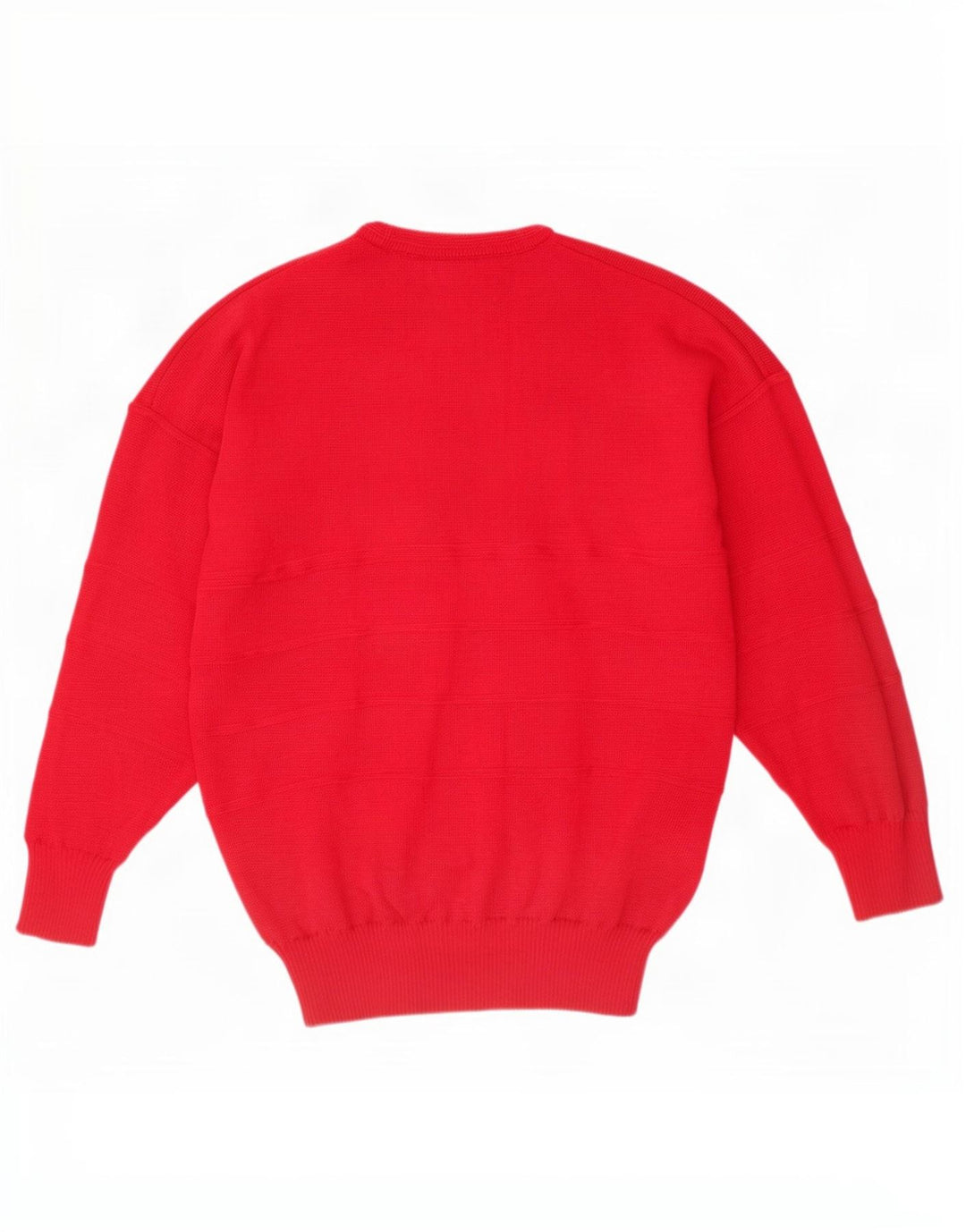 Green Lamb Mens Crew Neck Jumper Sweater Large Red