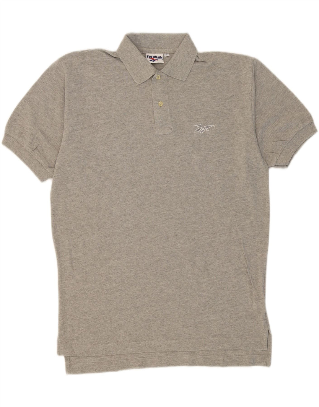 REEBOK Mens Polo Shirt Small Grey Cotton Vintage Reebok and Second-Hand Reebok from Messina Hembry 