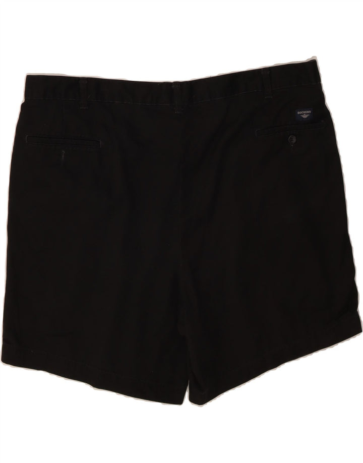 DOCKERS Mens Pegged Chino Shorts W42 2XL Black Vintage Dockers and Second-Hand Dockers from Messina Hembry 