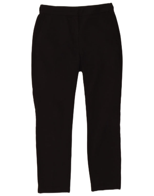Zara Womens Slim Chino Trousers Medium W28 L26 Black Cotton