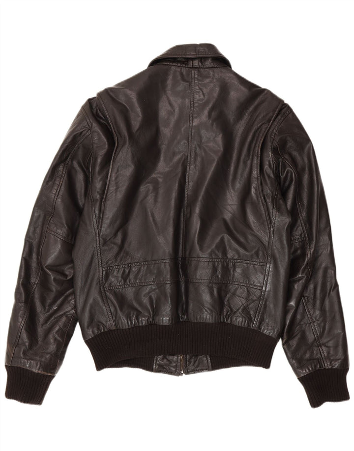 Conbipel Chaqueta de cuero para hombre IT 52 Grande Negro