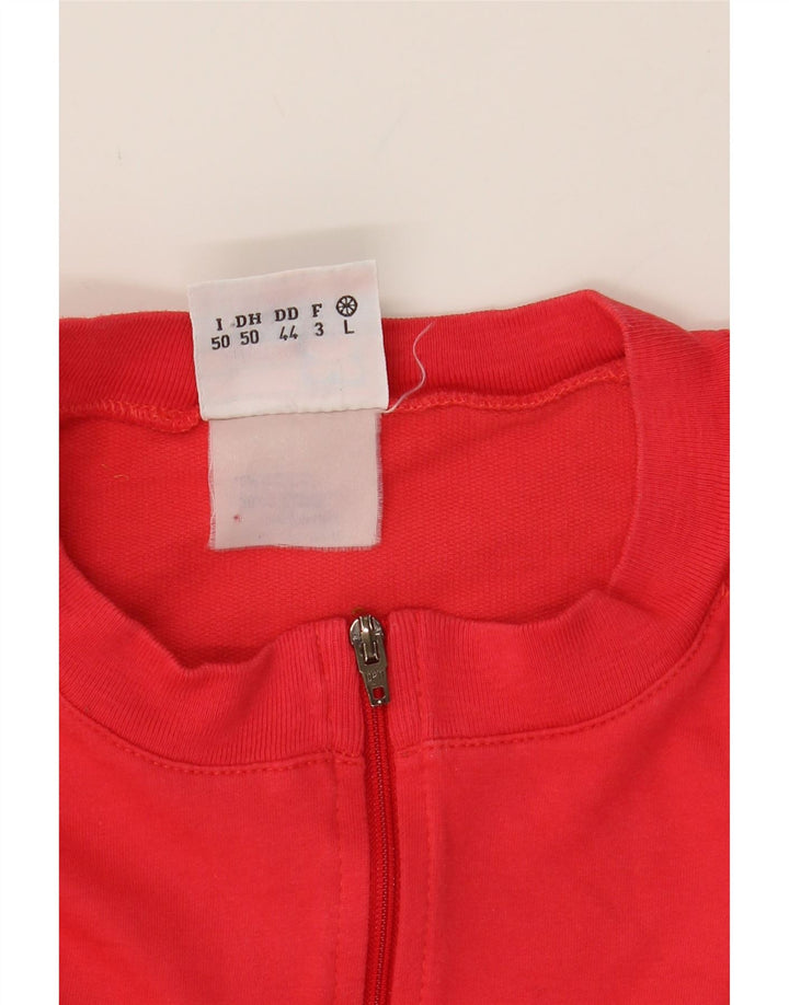 VINTAGE Mens Graphic T-Shirt Top IT 50 Medium Red Cotton Vintage Vintage and Second-Hand Vintage from Messina Hembry 