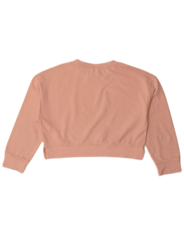Zara Crop Graphic Sweatshirt-Pullover für Mädchen, 11–12 Jahre, Rosa