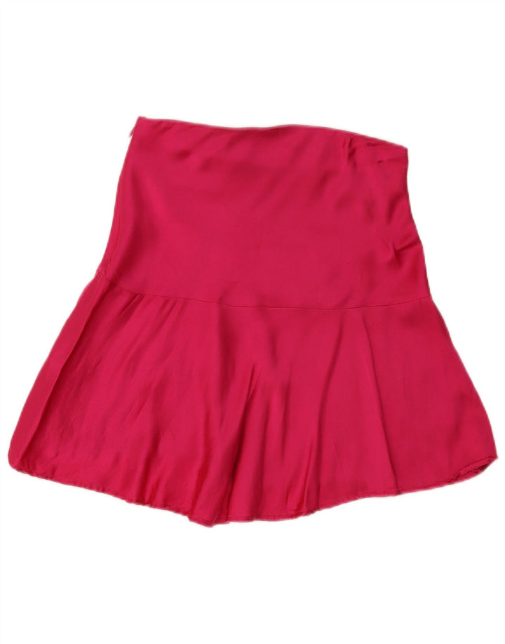 Zara Womens Mini Skirt Small W26 Pink Viscose