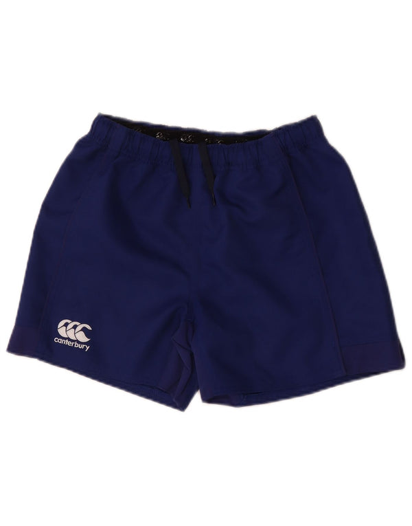 Canterbury Boys Sport Shorts 13-14 Years Navy Blue Polyester