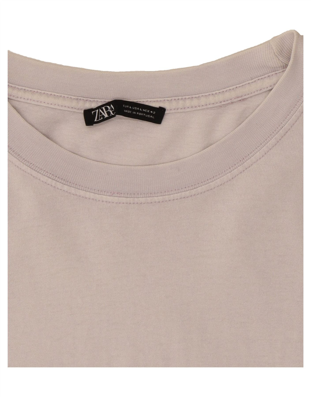 ZARA Mens T-Shirt Top Large Grey Vintage Zara and Second-Hand Zara from Messina Hembry 