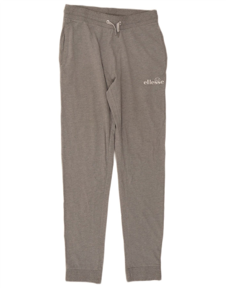 Ellesse Womens Tracksuit Trousers Joggers Medium  Grey Cotton