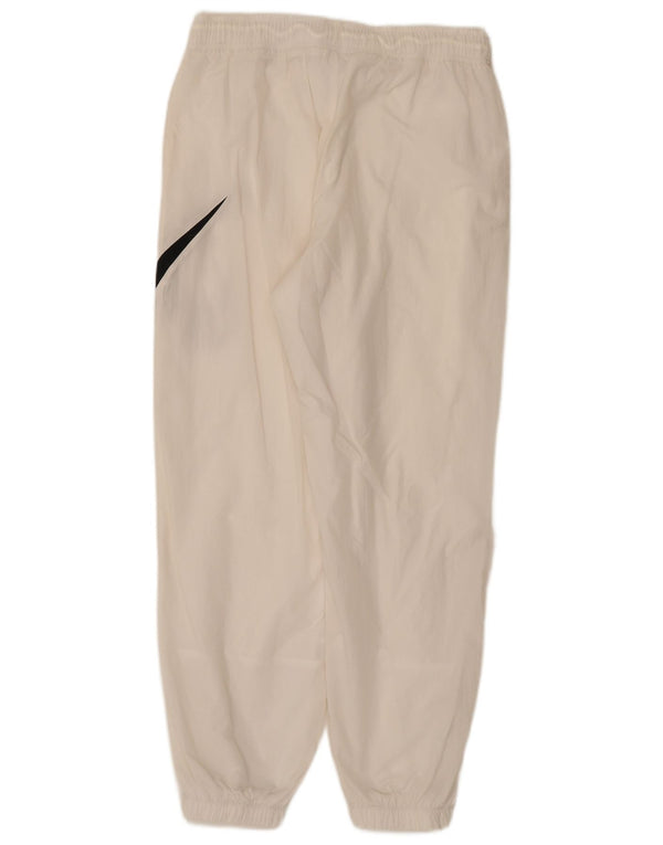 Pantaloni da tuta con grafica Nike da donna Joggers UK 12 Medium White