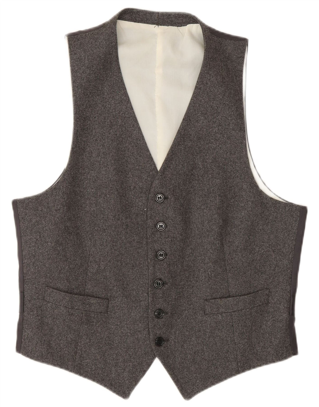 Chaleco vintage para hombre pequeño gris