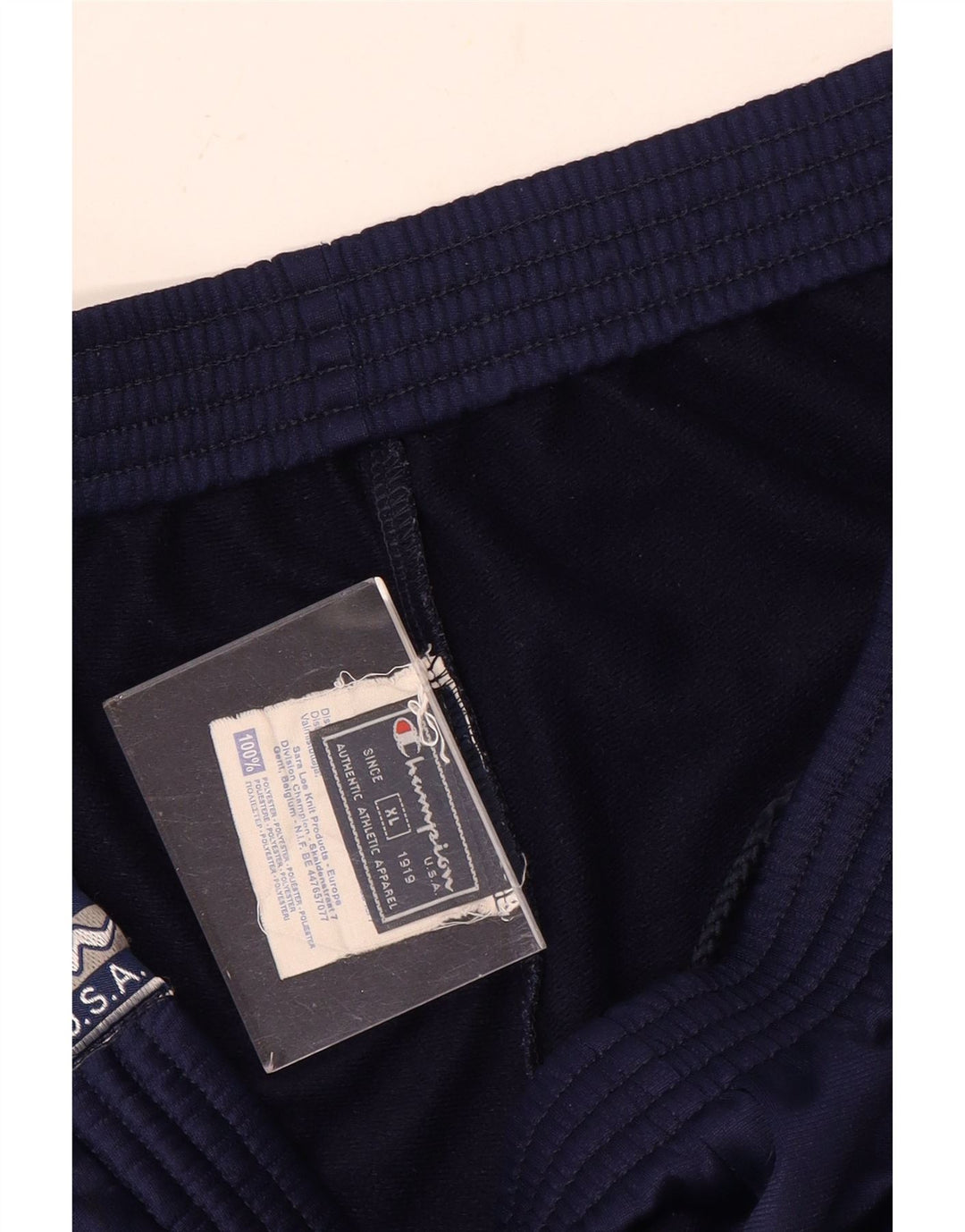 Champion Mens Graphic Tracksuit Trousers XL Navy Blue Polyester