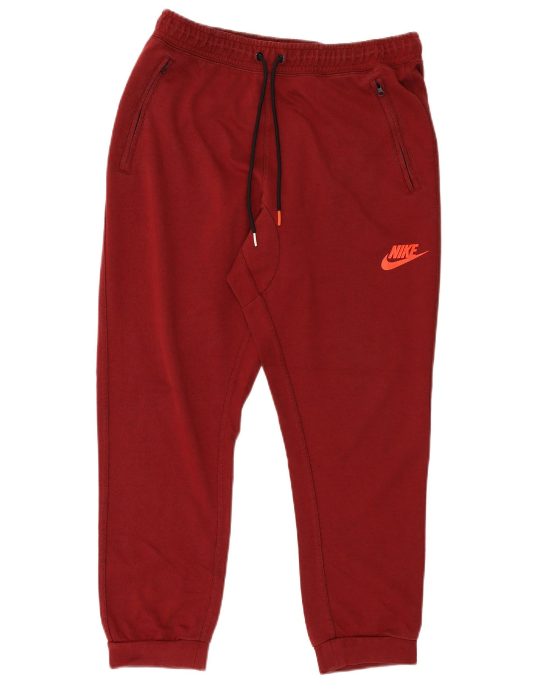 Nike herre træningsbukser joggers stor bordeaux polyester