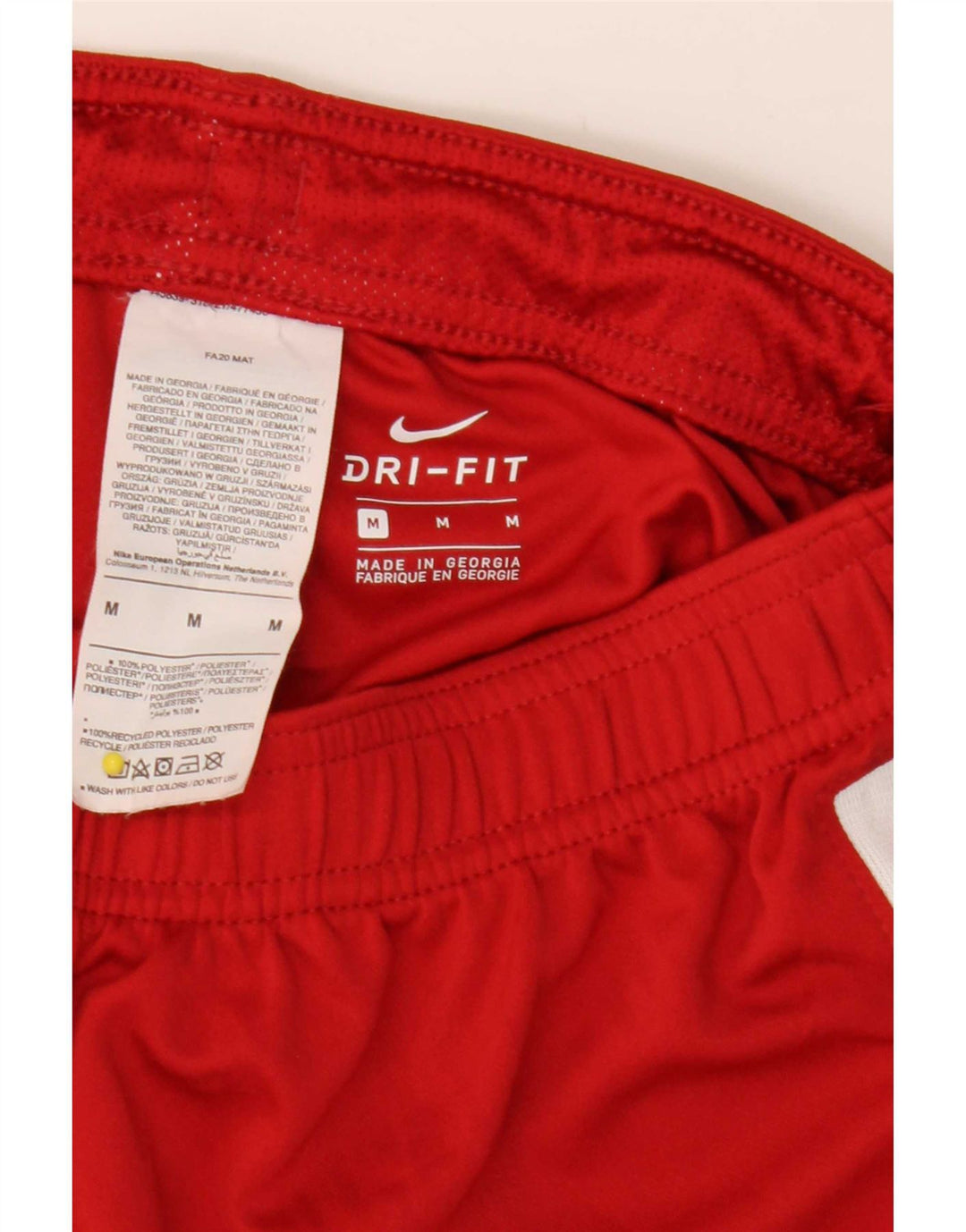 Nike Mens Liverpool Sport Shorts Medium Red Colourblock Polyester