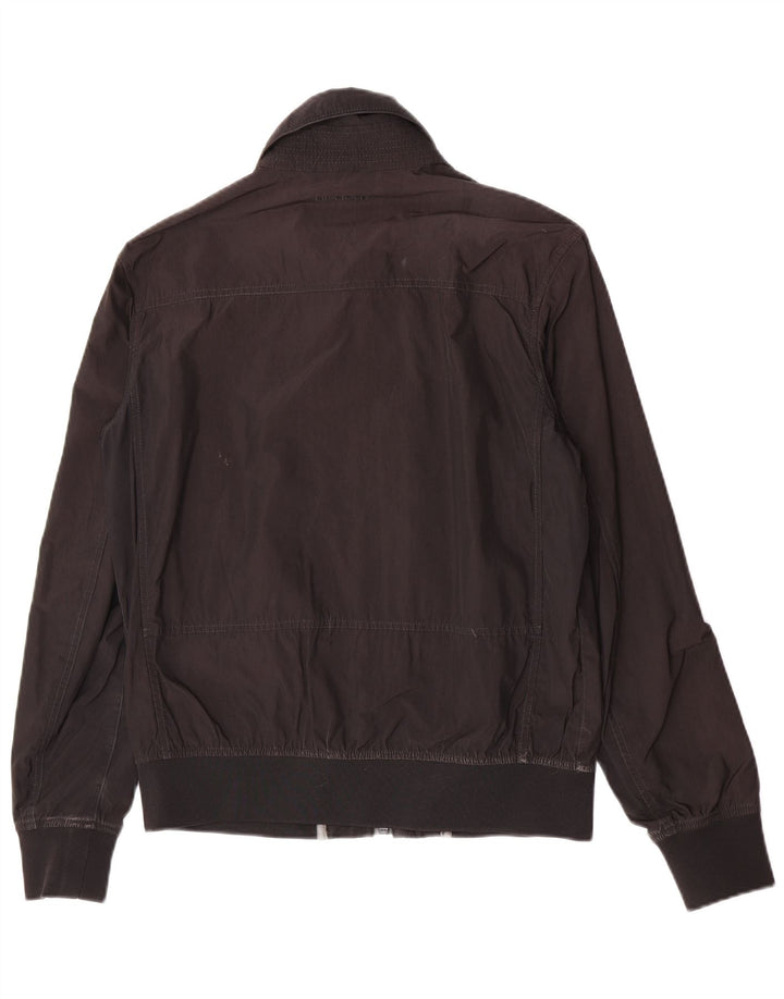 Tommy Hilfiger Mens Bomber Jacket UK 38 Medium Black Polyester