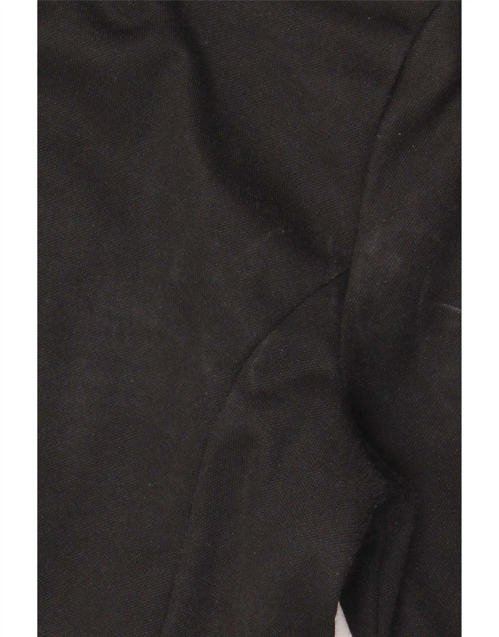 Adidas Womens Tracksuit Top Jacket UK 8 Small Black Cotton