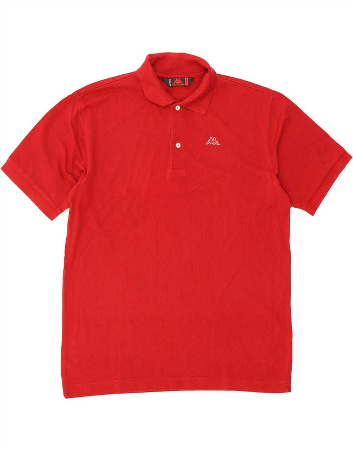 KAPPA Mens Polo Shirt Large Red Cotton Vintage Kappa and Second-Hand Kappa from Messina Hembry 