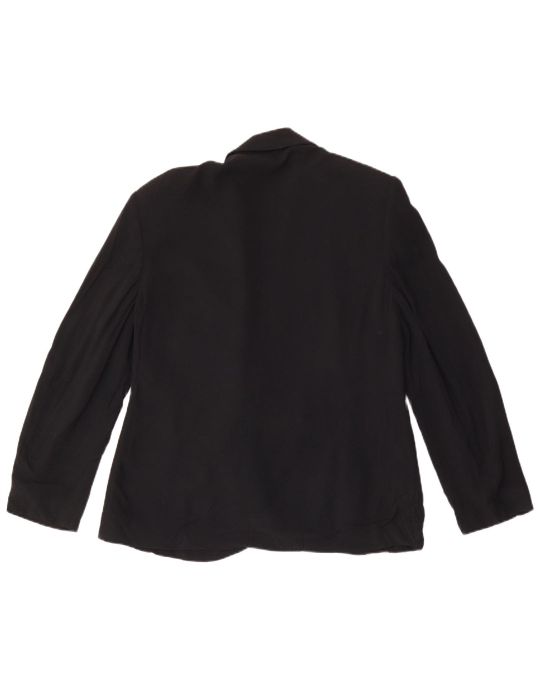 Vintage Dame Dobbeltradet Blazer Jacket UK 16 Large Black