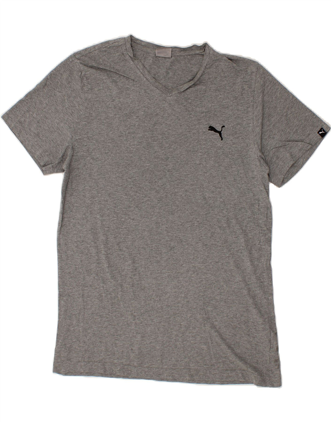 PUMA Mens T-Shirt Top Large Grey Cotton Vintage Puma and Second-Hand Puma from Messina Hembry 