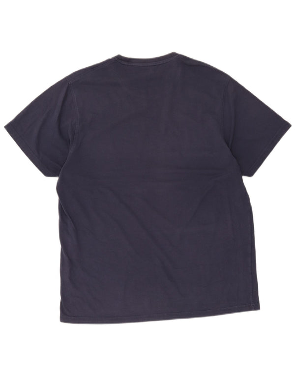 Mountain Warehouse T-shirt graphique pour homme en coton bleu marine Taille L