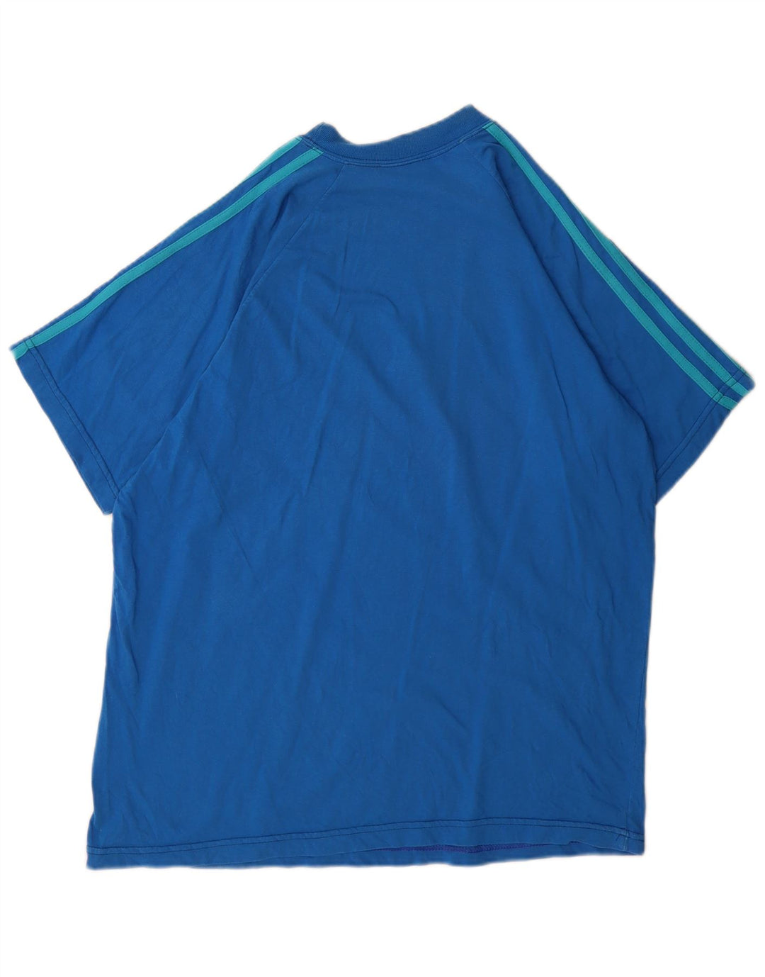 Adidas Herre T-Shirt Top Stor Blå