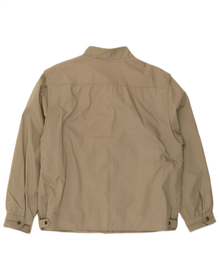 VALMELINE Womens Sportiv Bomber Jacket EU 42 Large Beige Polyester