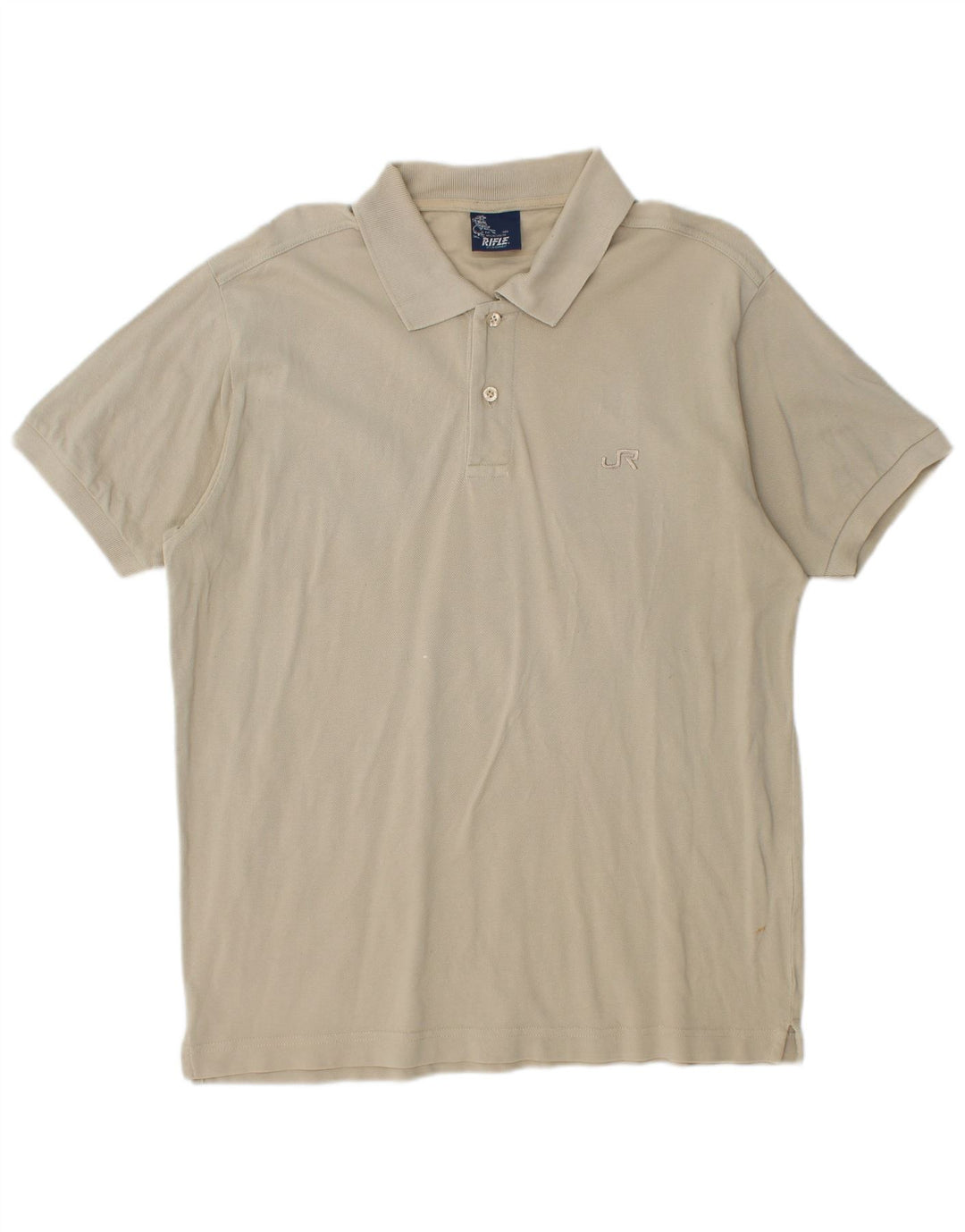 RIFLE Herren-Poloshirt aus mittelbeiger Baumwolle