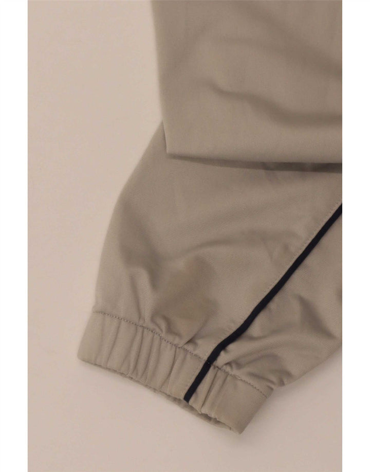 Asics Mens Tracksuit Top Jacket Médio Cinza Colourblock Poliéster