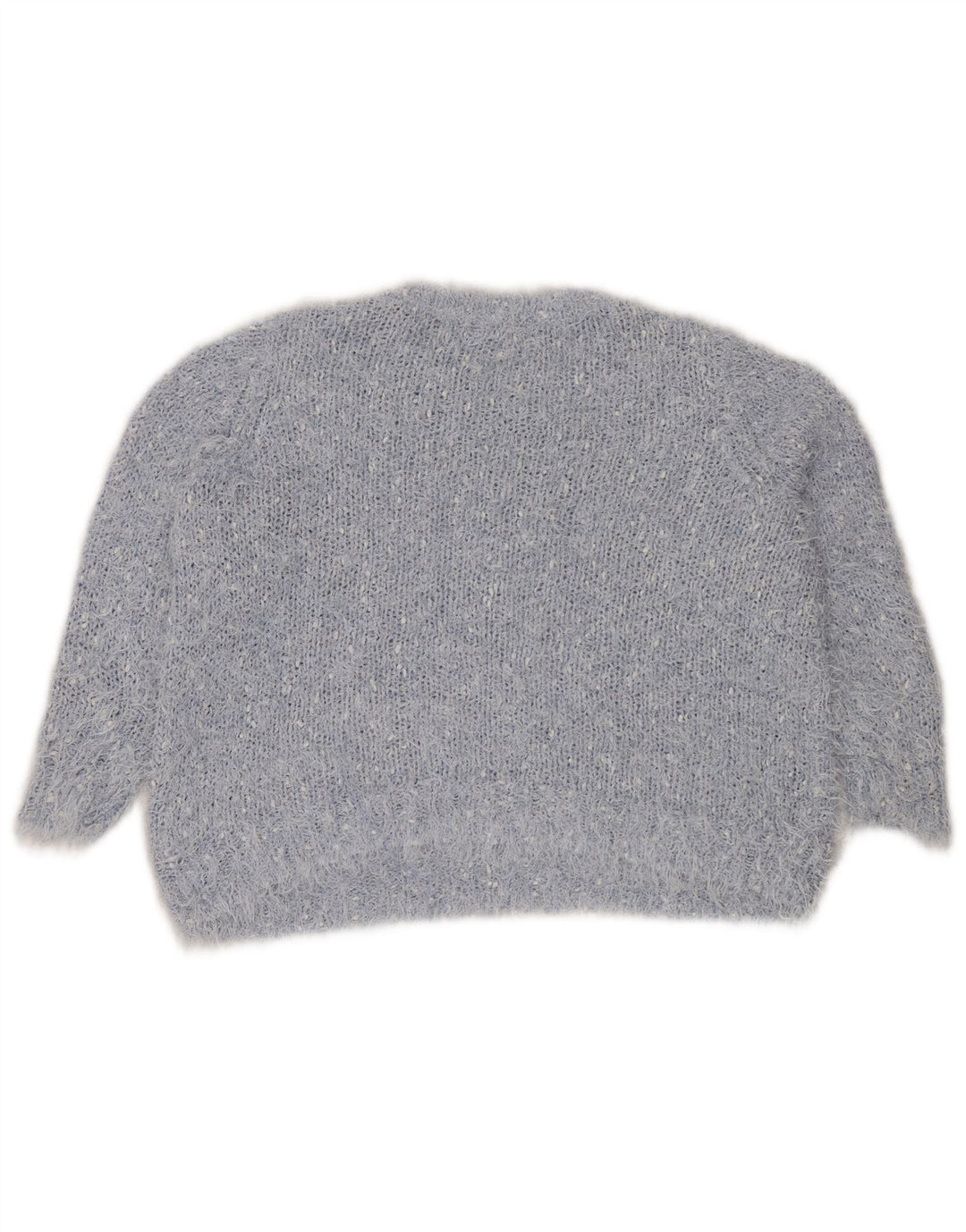 Maglione maglione girocollo da donna Marks & Spencer UK 20 2XL poliestere blu