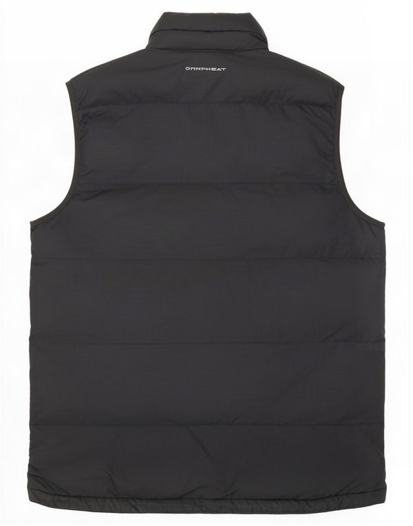 Columbia Chaleco acolchado Omni-Heat para hombre UK 38 Mediano Negro Poliéster