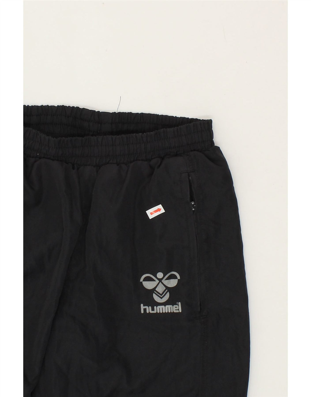 HUMMEL Boys Tracksuit Trousers 11-12 Years Black Polyester Vintage Hummel and Second-Hand Hummel from Messina Hembry 