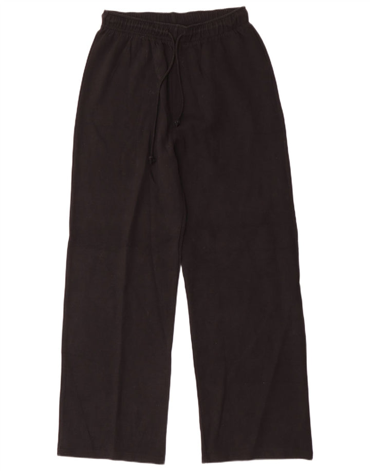 Zara Mens Tracksuit Trousers Small Black Cotton
