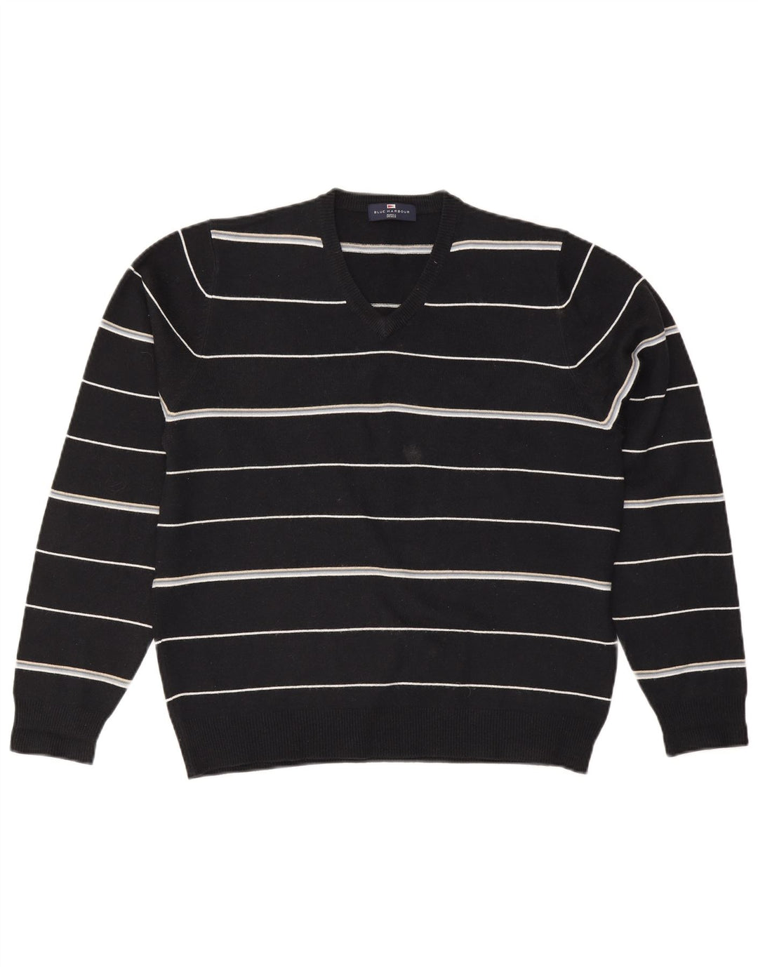 Marks & Spencer Herre Blue Harbor V-hals sweater Medium Navy Blue