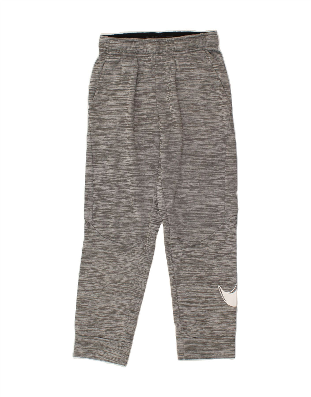 NIKE Boys Dri Fit Graphic Tracksuit Trousers 10-11 Years Medium Grey Vintage Nike and Second-Hand Nike from Messina Hembry 
